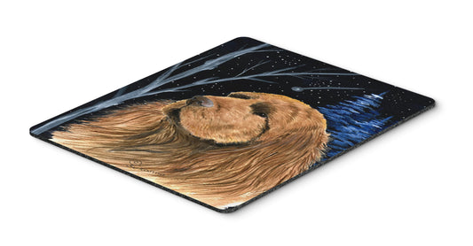 Caroline's Treasures SS8391MP Starry Night Sussex Spaniel Mouse Pad, Hot Pad or Trivet for Home Office Gaming Working Computers Laptop Mouse