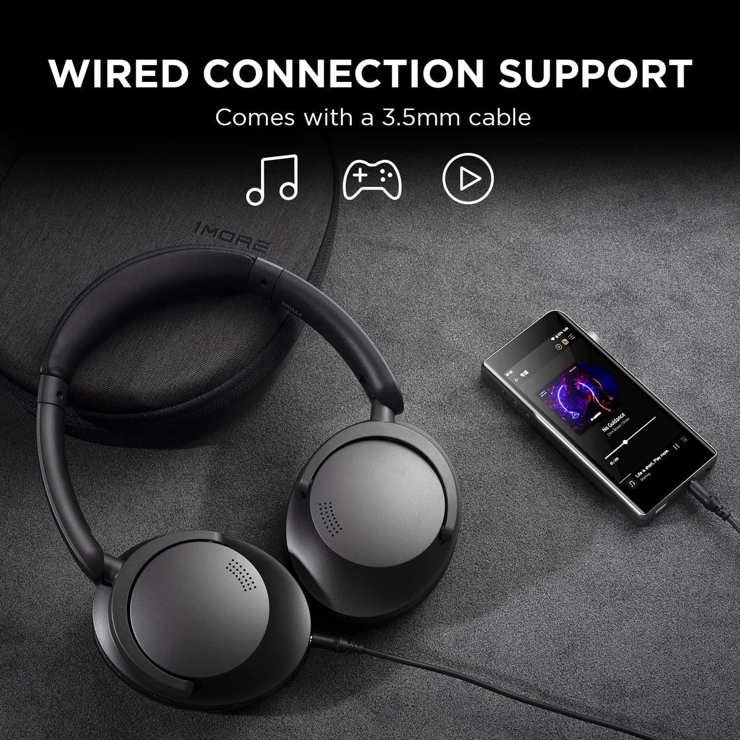 1MORE SonoFlow Active Noise Cancelling Headphones, Bluetooth Headphones with LDAC for Hi-Res Wireless Audio, 70H Playtime, Clear Calls, Preset EQ Via…