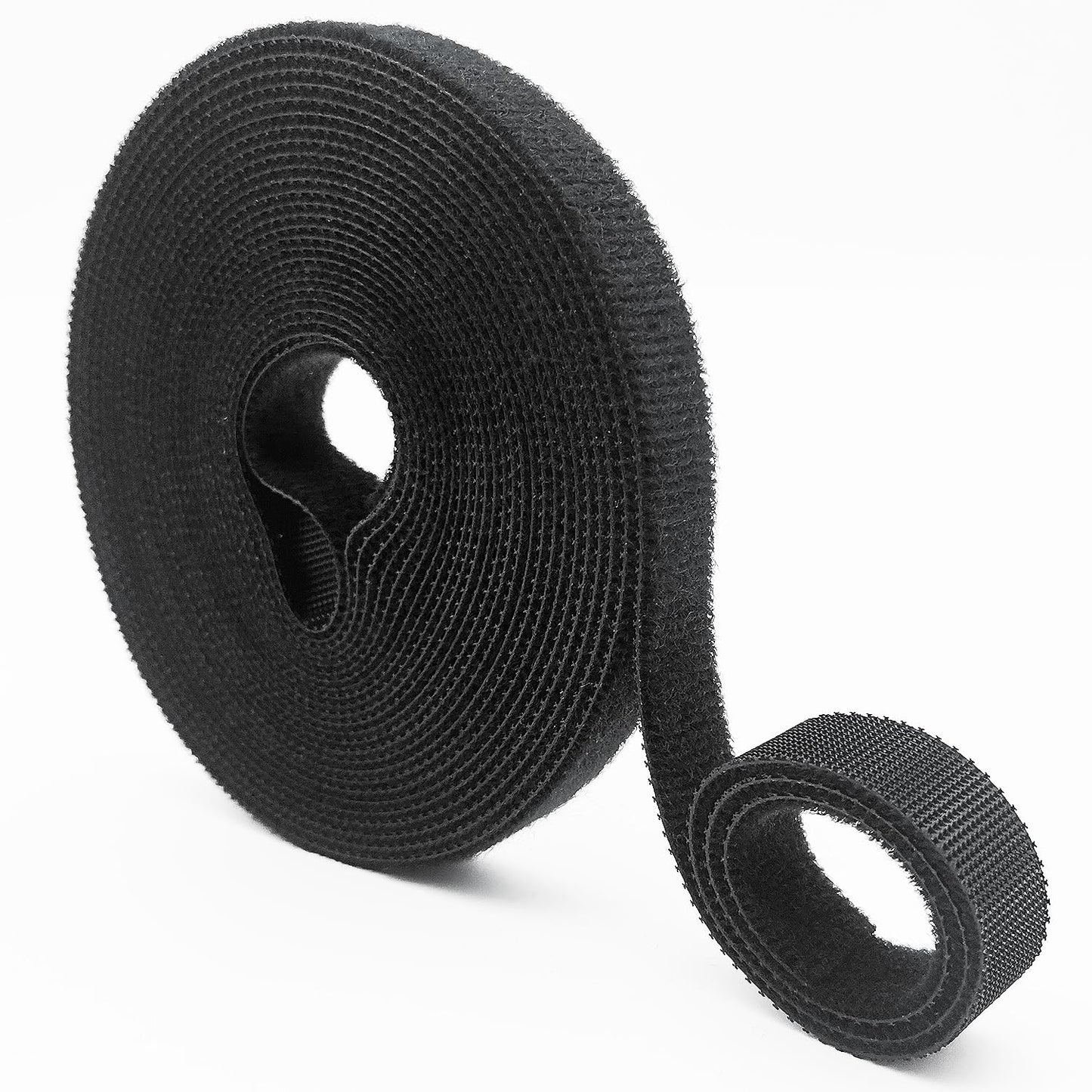 Double-Sided Hook and Loop Straps, Self-Gripping, 1/2 Inch, Cut to Length, Heavy Duty, Quick Wrap Cable Straps, Hook and Loop Roll for Bundling