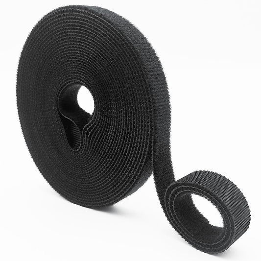 Double-Sided Hook and Loop Straps, Self-Gripping, 1/2 Inch, Cut to Length, Heavy Duty, Quick Wrap Cable Straps, Hook and Loop Roll for Bundling