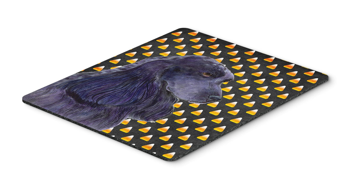 Caroline's Treasures SS4264MP Cocker Spaniel Candy Corn Halloween Portrait Mouse Pad, Hot Pad or Trivet for Home Office Gaming Working Computers