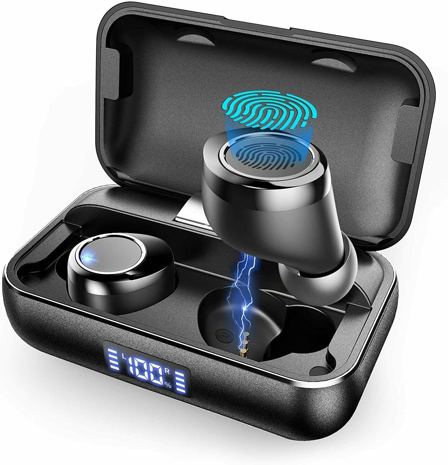 TWS Earphones Wireless Earbuds Compatible with Motorola Moto G Power 5G (2024,2023,2022,2021,2020), Headphones True Stereo Headset Hands-Free Mic…