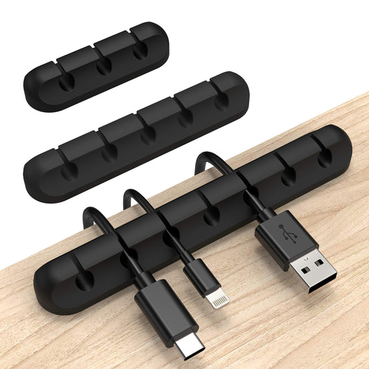 Cable Clips, INCHOR Cable Organizer Cord Holder for Desk, Charging Cable Holder Cord Clips, Nightstand Cord Organizer Cable Management Wire Clip (7
