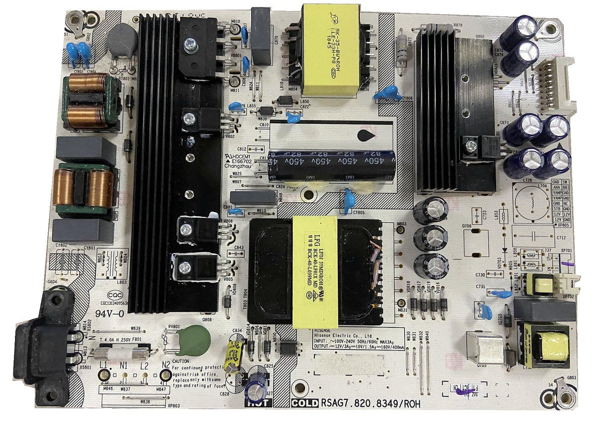 RSAG7.820.7748/ROH RSAG7.820.8349 Power Supply Board for Hisense 50R6E 50R6040E 55R6000E 43R6E HZ55A65 HZ49A65 H43A6550 50'' TV