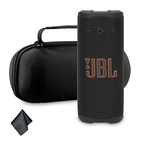 JBL Grip Portable Bluetooth Speaker Black (JBLGRIPBK) - IP68 Waterproof & Dustproof | Bluetooth 5.4 | AI Sound Boost | 14-Hour Battery | Includes