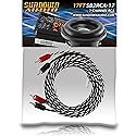 Sundown Audio SB2-17 RCA Cable - 2 Channel 17FT Stereo Audio Interconnect, Twisted Pair, Solid Conductor, High-Fidelity Sound, Rugged PVC Jacket