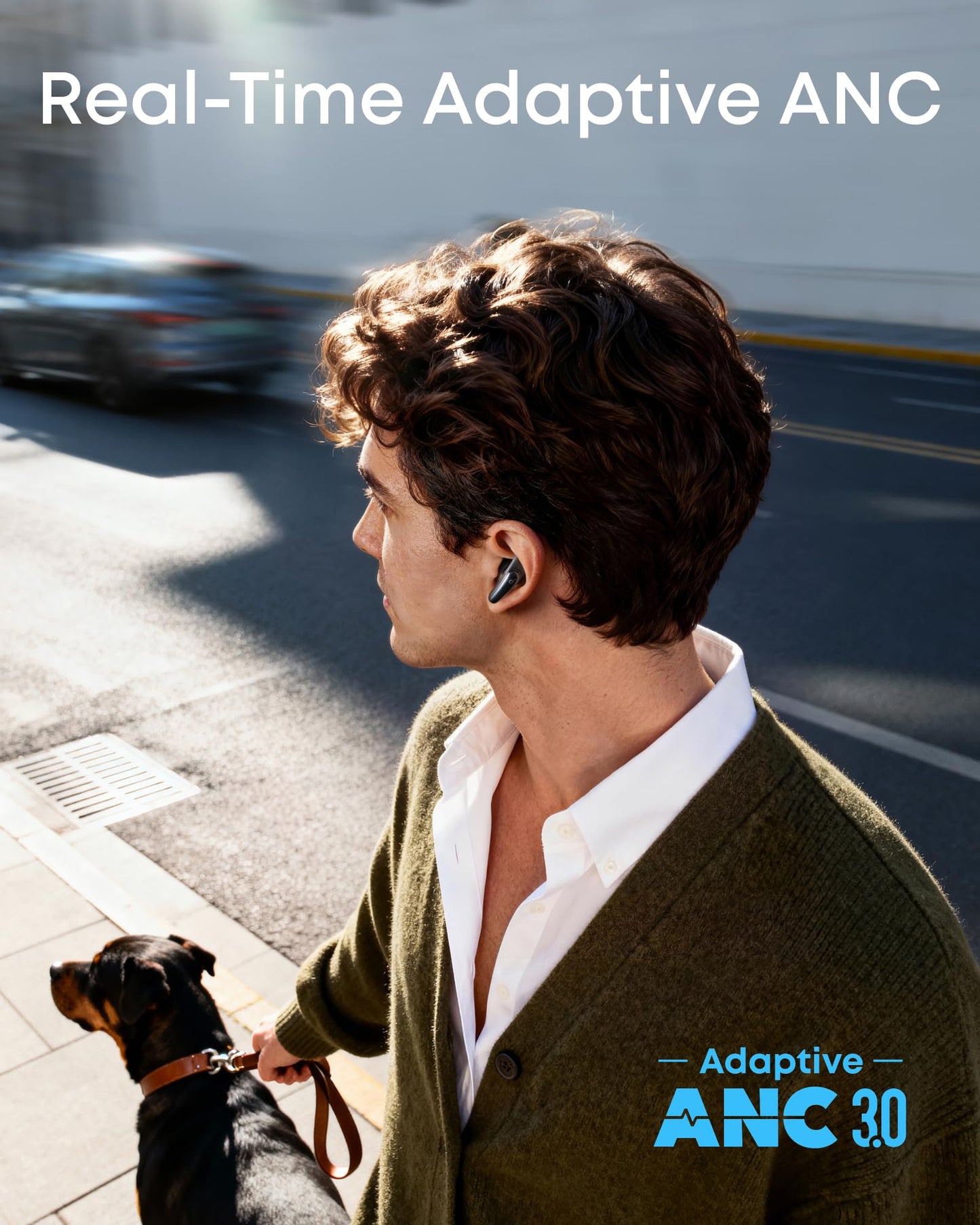 Soundcore Liberty Buds by Anker, Semi-in-Ear Design, Removable Ear Fins, Real-Time Adaptive Noise Cancelling, Fast Charging, Wireless Bluetooth…