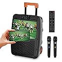 Altec Lansing SoundRover View Portable Bluetooth Speaker with 14” 1080P Display, 150W Peak Power, 18-Hour Battery LiFePO, IPX4 Water Resistance