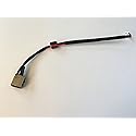 DC-in Jack for Dell Inspiron 15 5543 5545 5547 5548 0M03W3, Power Jack Harness Port Connector Socket with Wire Cable