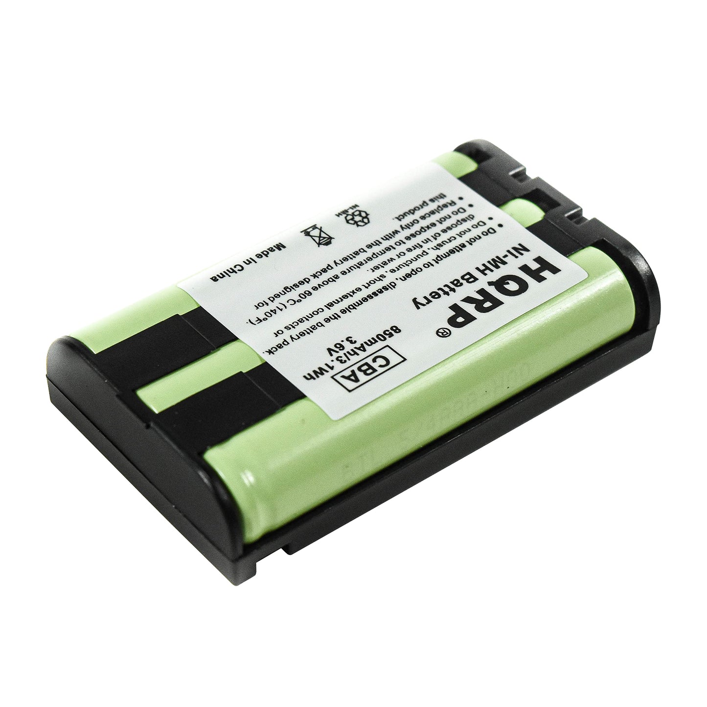 HQRP Telephone Battery Compatible with Panasonic KX-TG5664 KX-TG5672 KX-TG6500 KX-TG6502 KX-TGA450 KX-TGA520 Cordless Phone System