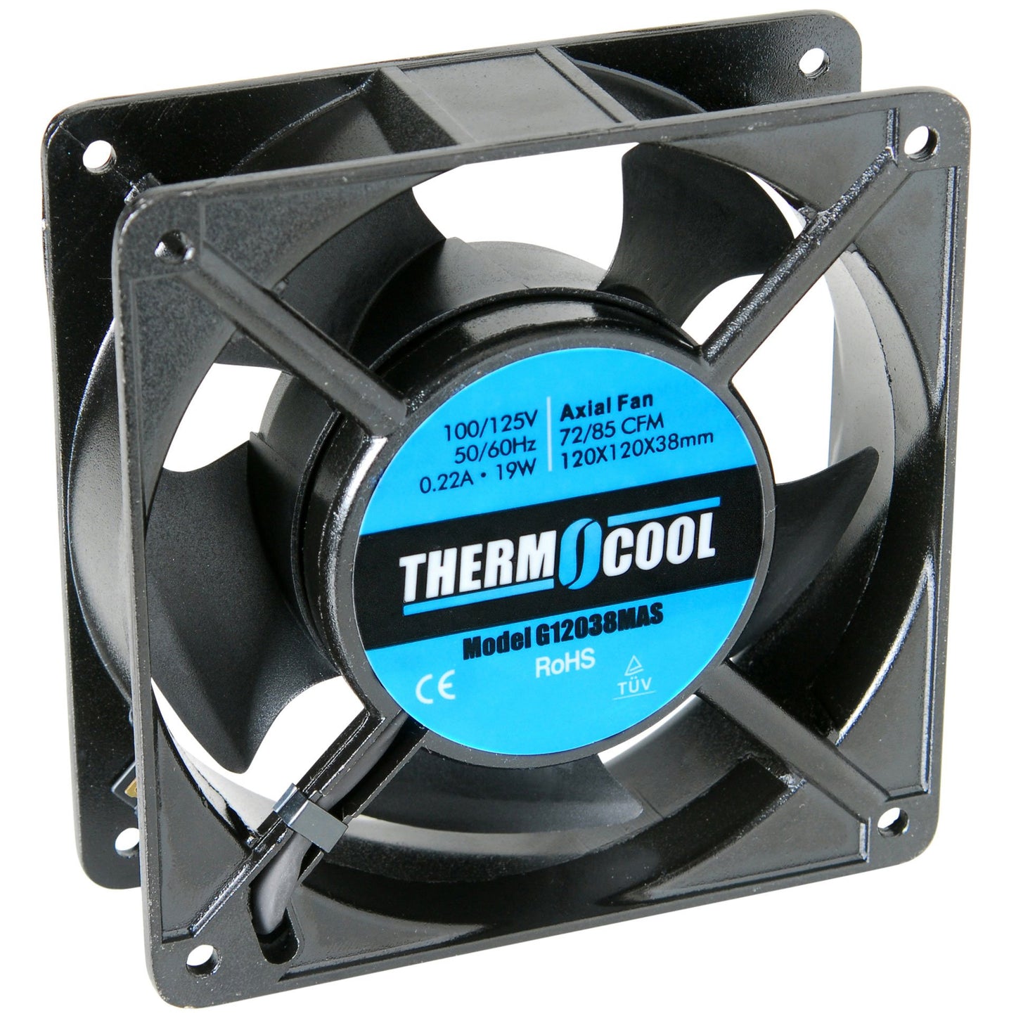Thermocool Axial Cooling Fan 110V 72CFM 4.72" X 4.72"