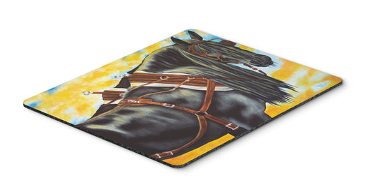 Caroline's Treasures AMB1238MP Day's End Horse Mouse Pad, Hot Pad or Trivet for Home Office Gaming Working Computers Laptop Mouse Mat,Washable Large