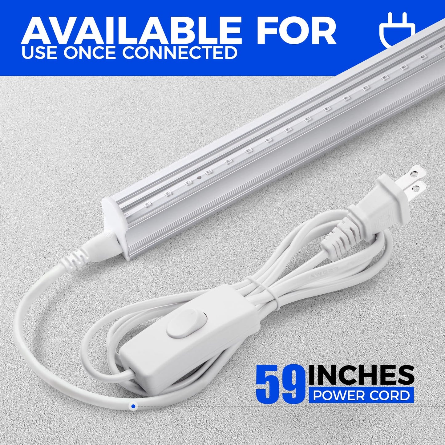 Barrina UV LED Blacklight Bar, 9W 2FT, T5 Bulb for Glow Party, Halloween