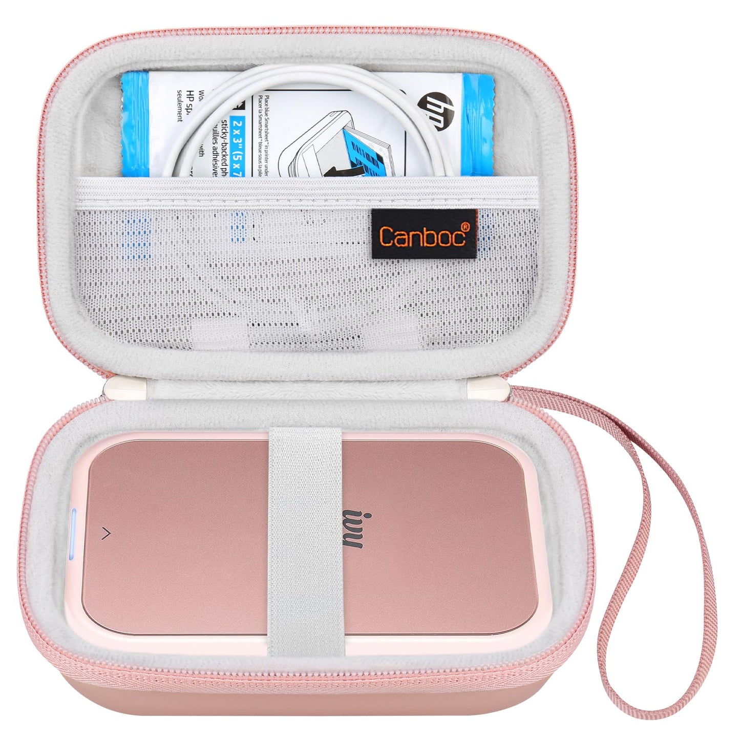 Canboc Hard Case for Canon Ivy 2/Canon Ivy/Canon Ivy CLIQ+2 CLIQ 2 CLIQ+ Mini Photo Printer Mobile Wireless Bluetooth Instant Camera Printer, Mesh Bag