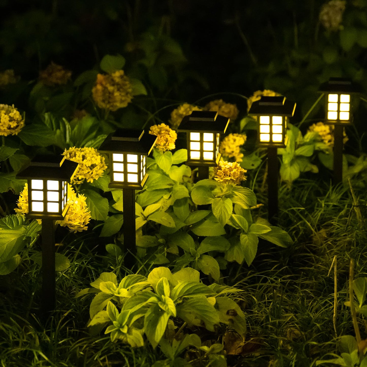 SOLPEX 16 Pack Solar Outdoor Lights, Path Lights, Walkway Lights Outdoor, Solar Garden Lights, Pathway Lights Waterproof for Garden, Yard, Landscape