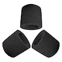 PhantAccy Pop Filter/Windscreen for Shure MV7 / MV7X Microphones - Foam Mic Cover for Filtering Plosives, Hissing Noise and Other Ambient Noise (Pack