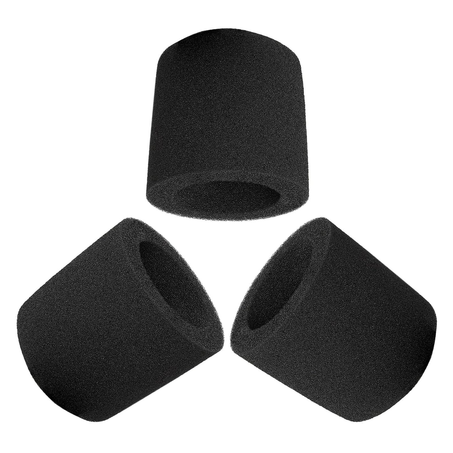 PhantAccy Pop Filter/Windscreen for Shure MV7 / MV7X Microphones - Foam Mic Cover for Filtering Plosives, Hissing Noise and Other Ambient Noise (Pack