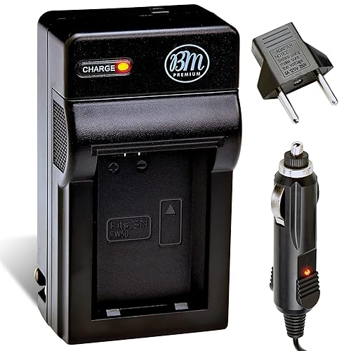 NP-FW50 Battery Charger for Sony ZV-E10, A6100, A6400, DSC-RX10 II, DSC-RX10 IV, Alpha 7, A7R, A7R II, A7S, AS7 II, A3000, A5000, A5100, A6000, A6300
