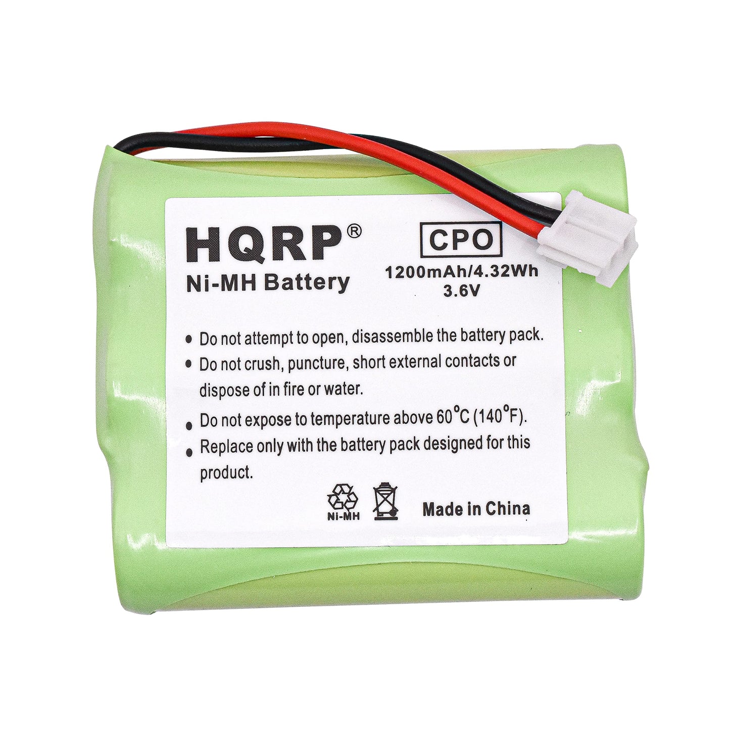 HQRP Phone Battery Compatible with AT&T/Lucent 9340, 9341, 9345, 9350, 9351, 9353 Cordless Telephone