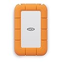 LaCie Rugged Mini SSD 500GB Solid State Drive - USB 3.2 Gen 2x2, speeds up to 2000MB/s, Compatible with PC, Mac, and iPad (STMF500400)