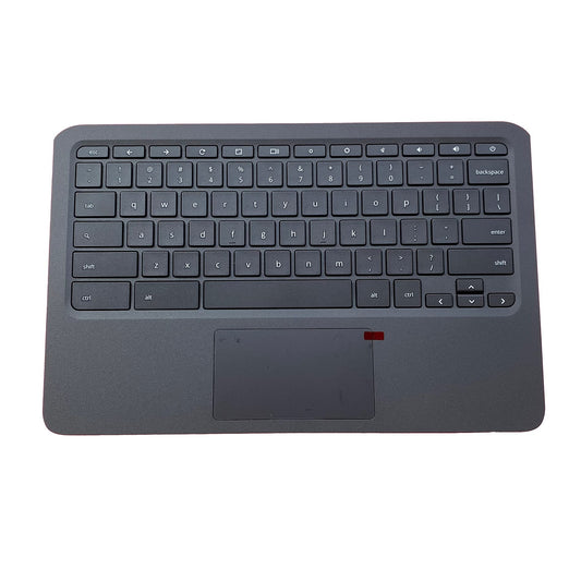 New Genuine Replacement for HP Chromebook 11A-NB0013DX 11A-NB0047NR NB Laptop Upper Case Palmrest Keyboard Touchpad Assembly Part L99855-001