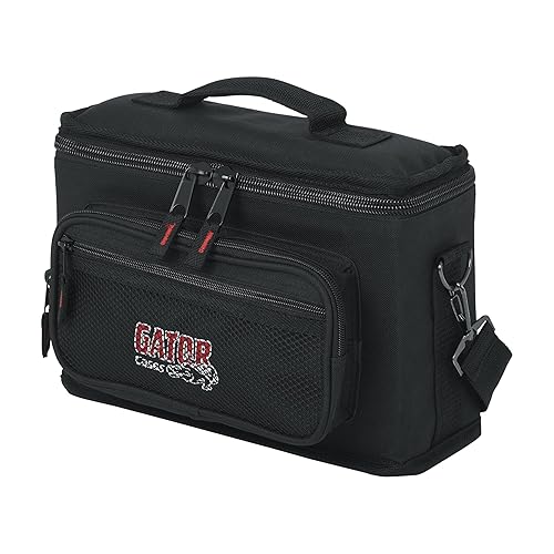 Gator Cases Padded Microphone Carry Bag; Holds up to (4) Wired Microphones. (GM-4)