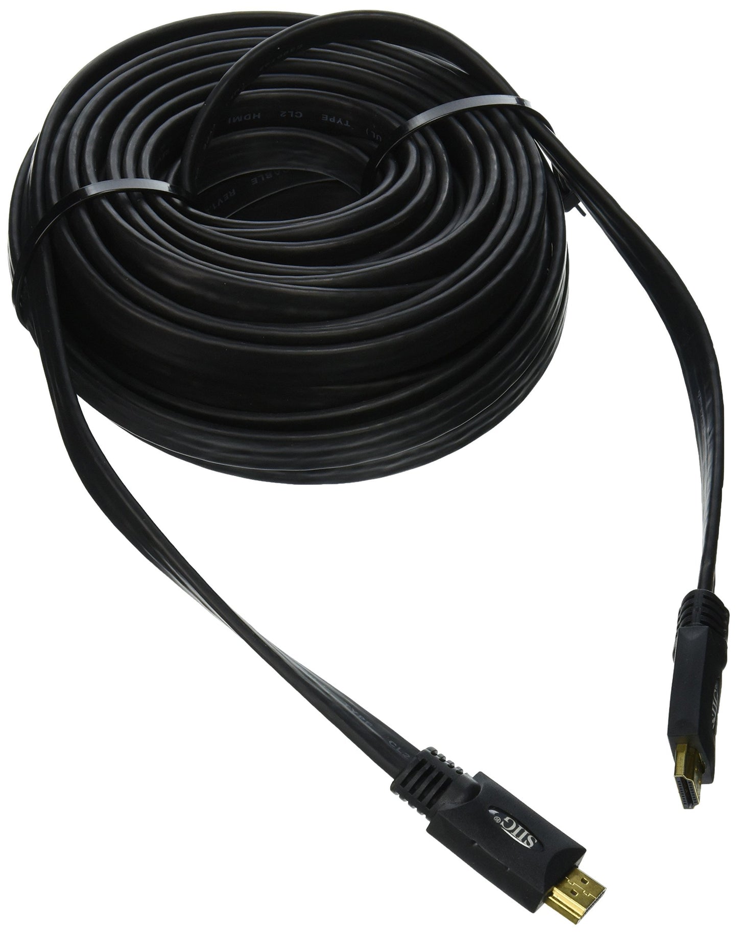 SIIG 10 Meters High Speed HDMI Digital Audio/Video Flat Cable of up to 4K Resolution with 3D, Audio Return & Multi-Channel Digital Audio Support
