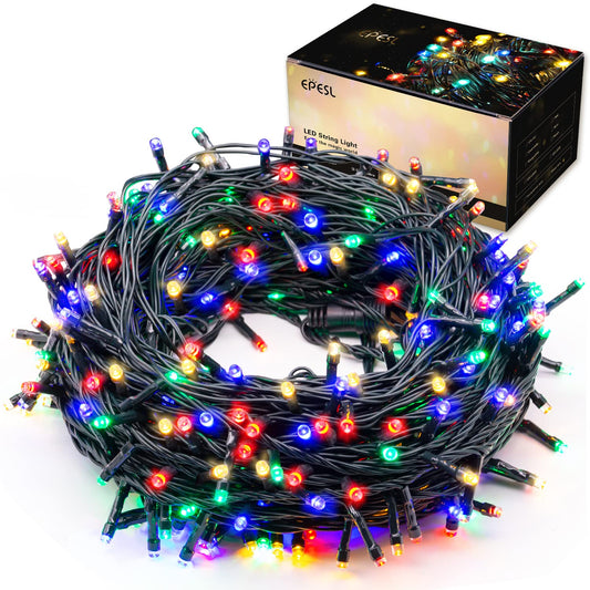 Indoor Christmas Tree Lights - 25m/82ft 220 LED Memory Function 8 Modes End-to-End Extendable Plug in Outdoor Waterproof Fairy String Light