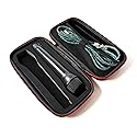 Fabricko Dual Wireless Microphone Travel Case, Hard EVA case, Protective, Shockproof, Waterproof for outdoor