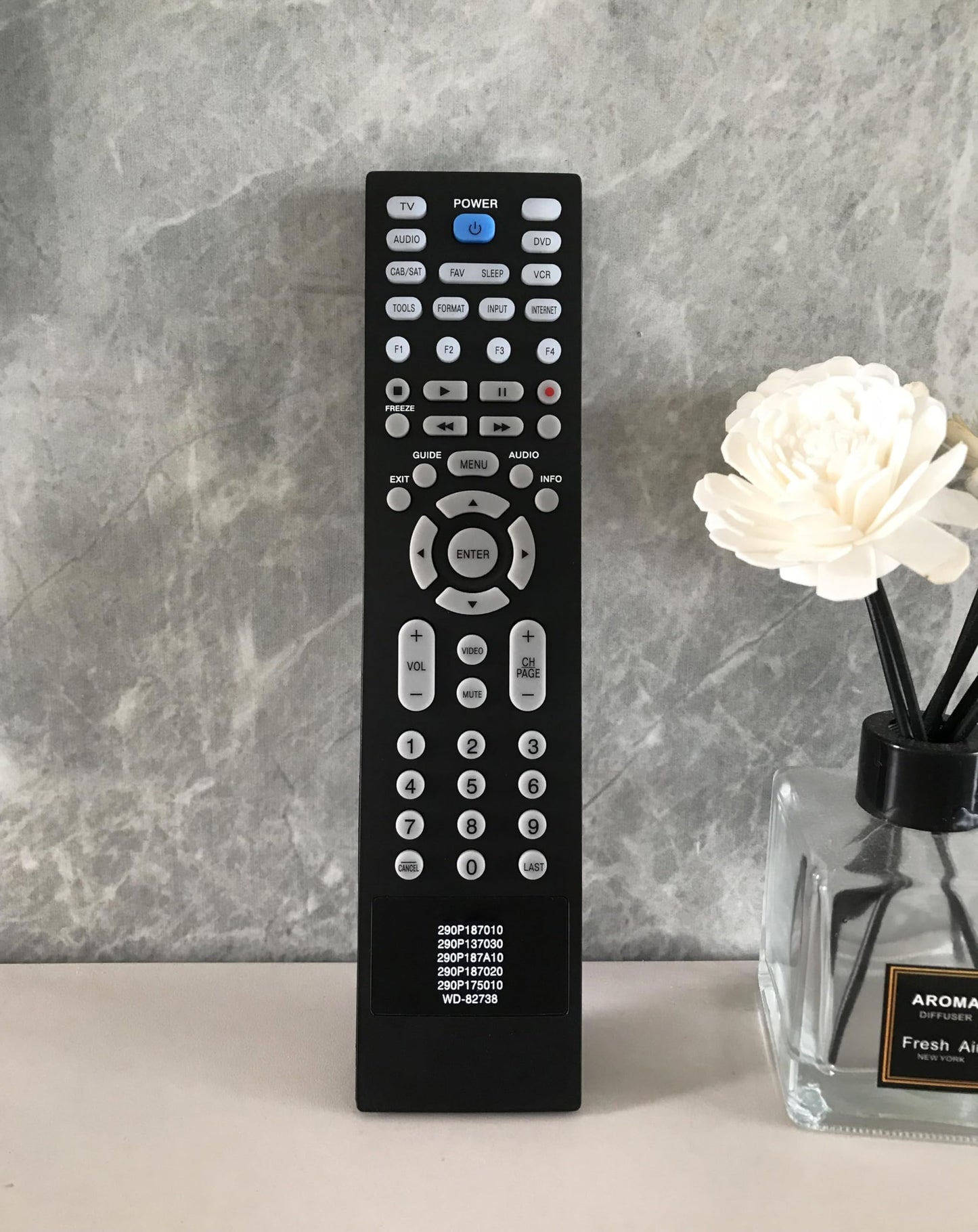 Replacement Remote Control for Mitsubishi TV LT-40164 WD-60737 WD-65734 WD-65733 WD-65735 WD-73640 WD-82742 290P137030 290P187020