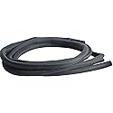 Design Engineering 010651P10 Black (8mm) 5/16" x 10' Split Sleeve Wire and Hose Protection