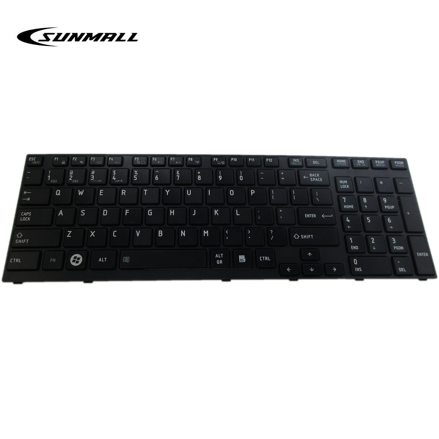 SUNMALL P755 Keyboard Replacement, Laptop Keyboard Replacement Compatible with Toshiba Satellite P750 P750D P755 p755-s5320 P770 P770D P775 p775-s7215