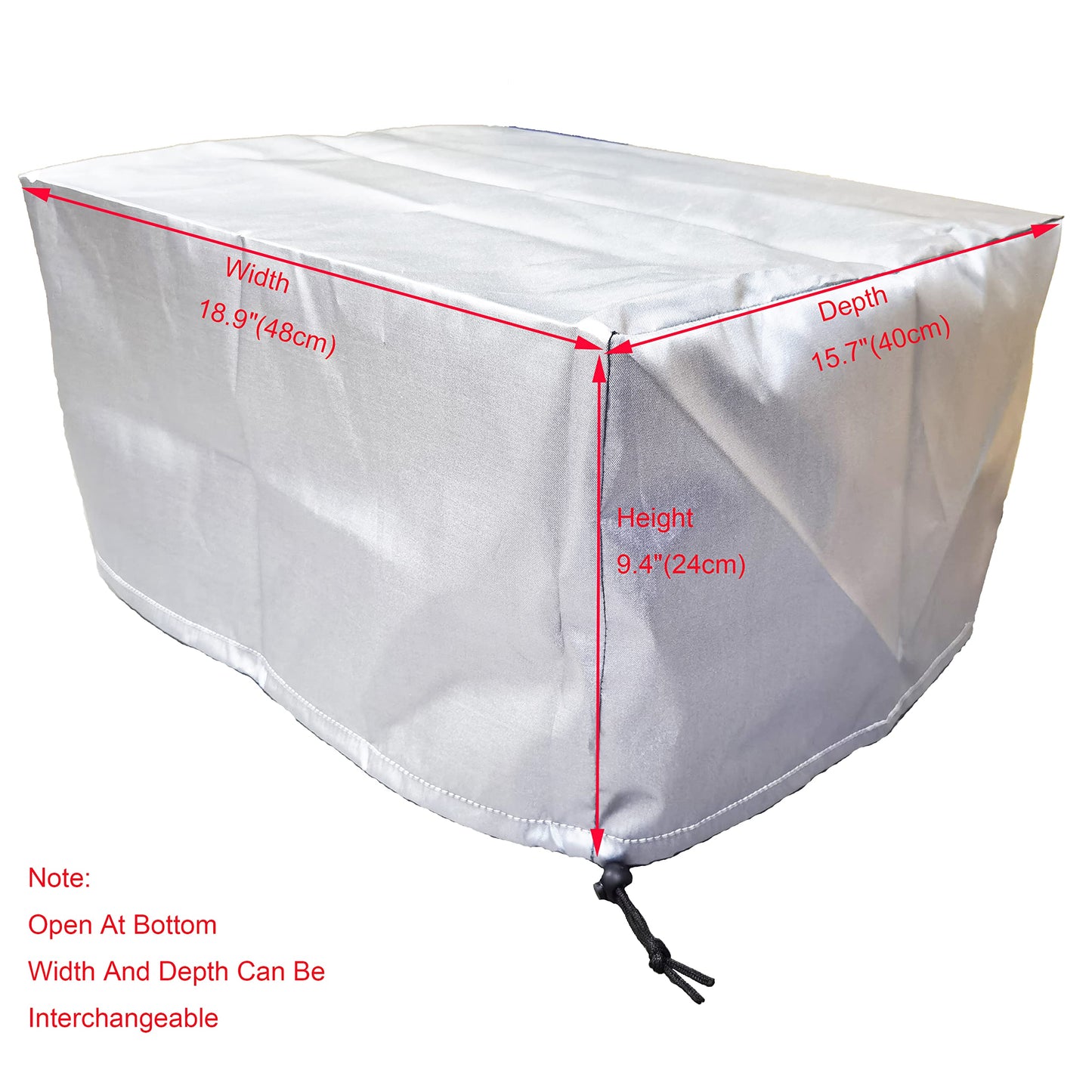 LU2000 Anti-static Printer Dust Cover (18.9W x 15.7D x 9.4H), We Have All Popular Size Printers Jacket Universal Copiers Cover Compatible for Canon
