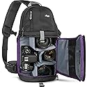 Altura Photo Camera Sling Bag - Backpack for Canon, Nikon, Sony & GoPro DSLR & Mirrorless Cameras - Crossbody Backpacks for Photographers
