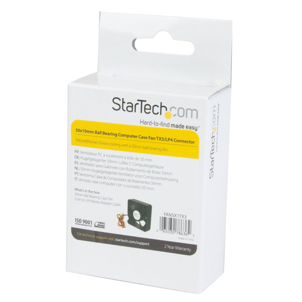 StarTech 5X1 cm TX3 PC Computer CPU/case Cooling