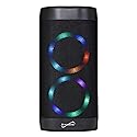 Supersonic SC-2332BT Soundlight Bluetooth Speaker, Stream from Any Device, Enjoy USB/SD Playback, FM Radio, Vibrant Ring Light, Long-Lasting 1500mAh