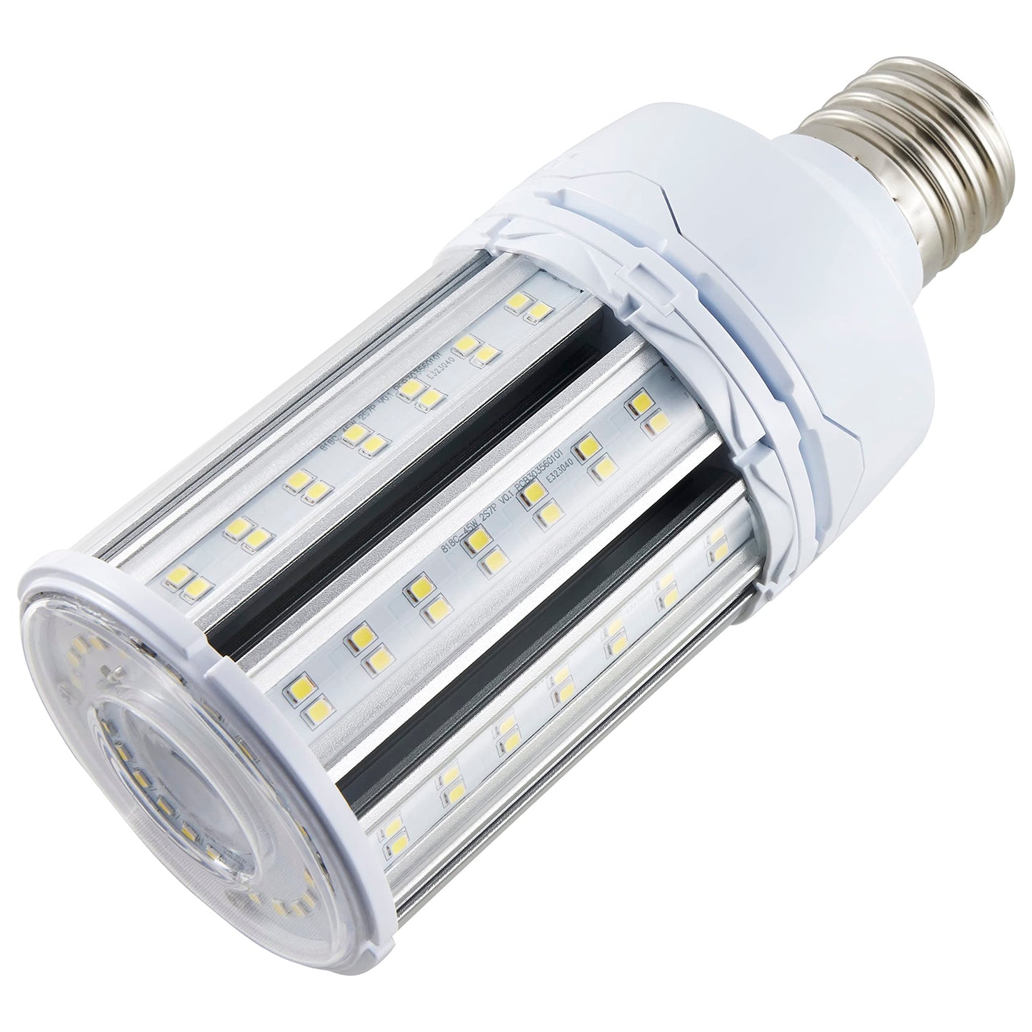 Satco S49393 LED Corncob Light Bulb, Mogul Extended Base, 45W, 35000 Hour Rating, 6210L, Natural Light