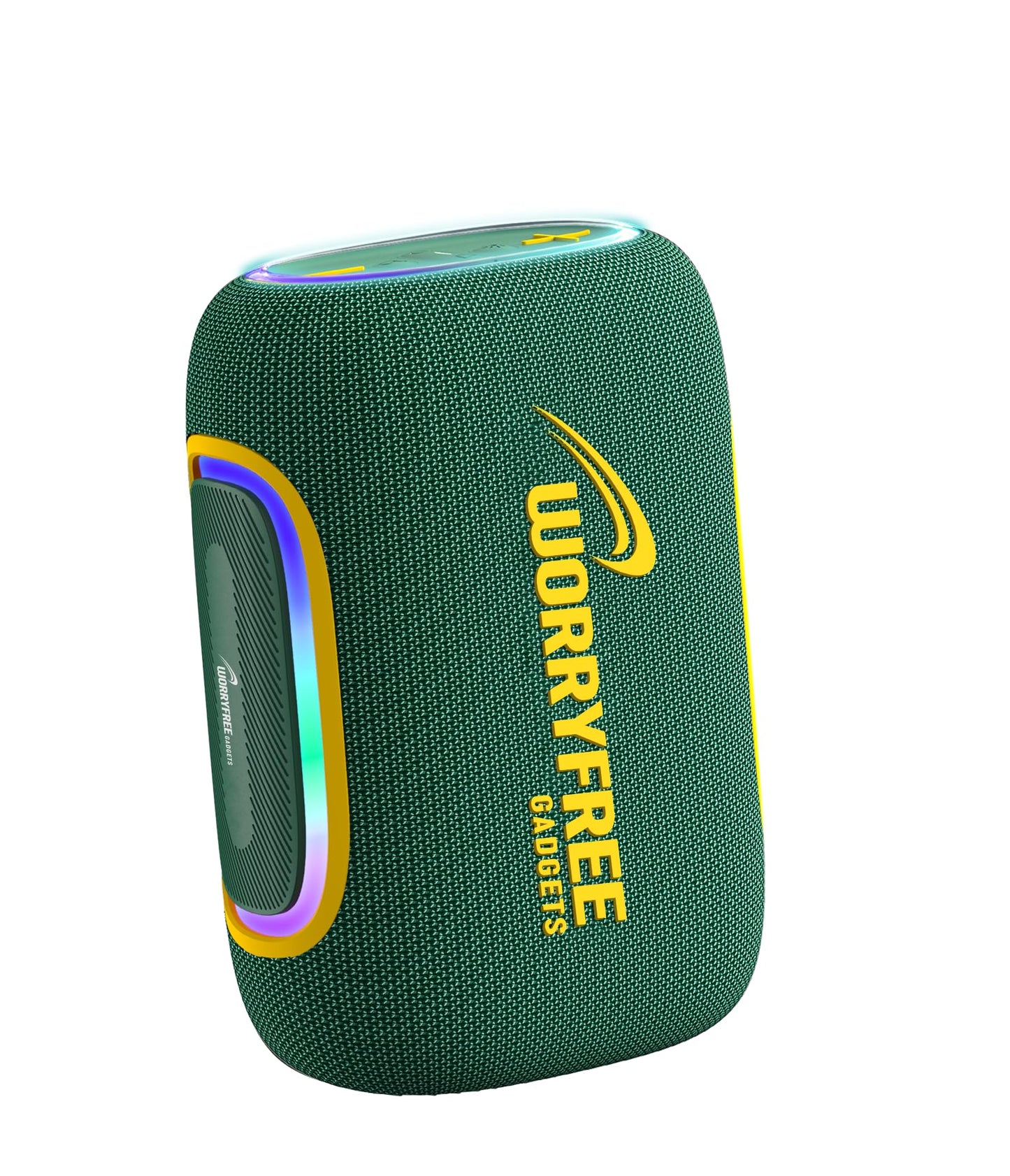 Portable Wireless Waterproof Bluetooth Speaker, 65W Output, 8000mAh Battery, RGB Lights, EQ Modes, 10M Range, TWS Connection, AUX/TF Card (Green)