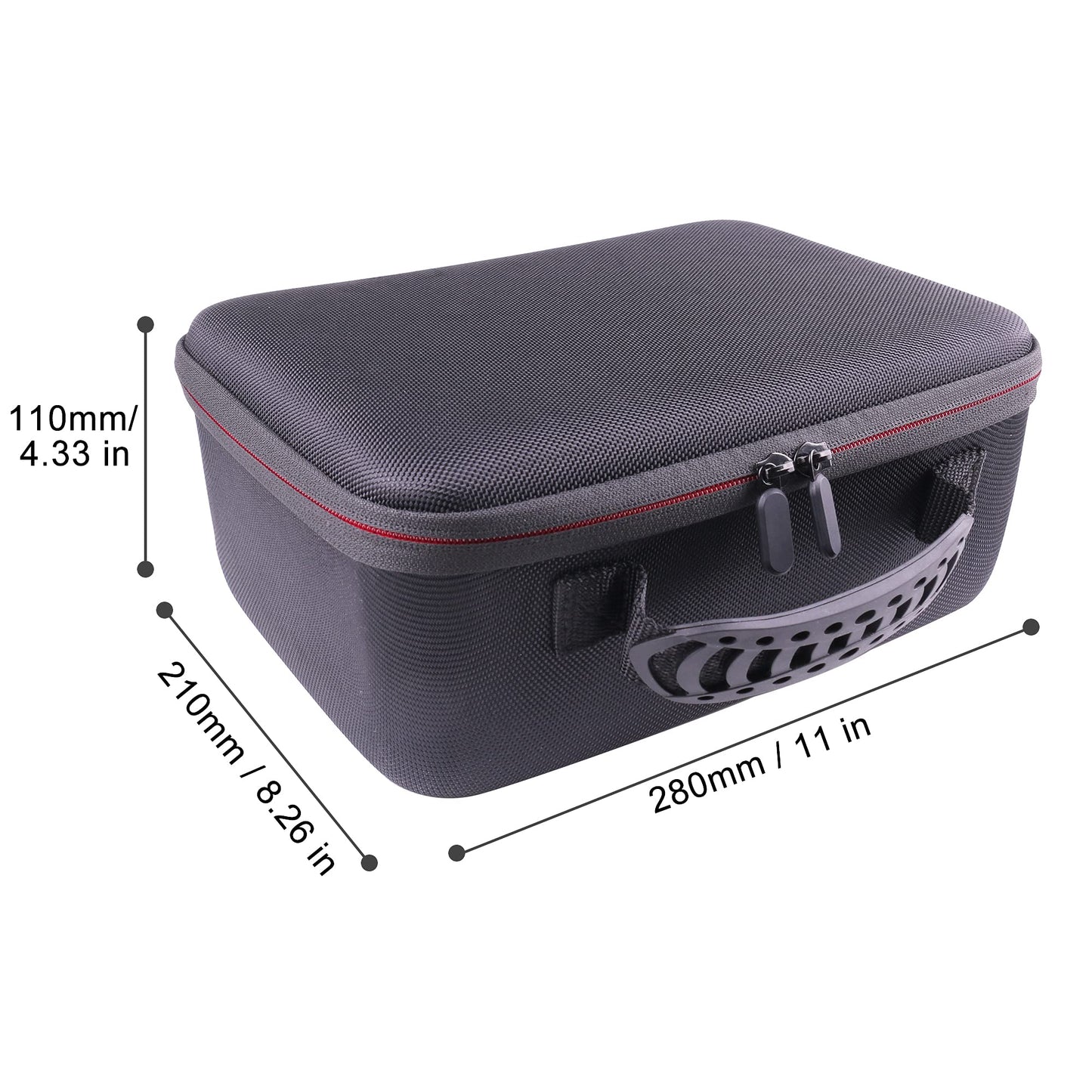 Evanice Hard Case with Customizable Foam Insert, 11 x8.26 x4.33 inch Hard Sided Camera/Digital Case EVA Shockproof Outdoor case, Suitable for Small