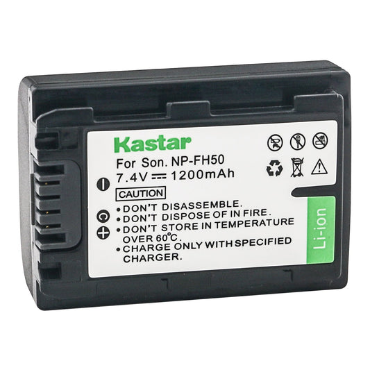 Kastar High Capacity Camcorder Lithium-Ion Battery Replacement for Sony DCR-SX30 DCR-SX31 DCR-SX40 DCR-SX40L DCR-SX40R DCR-SX41 DCR-SX50 DCR-SX60