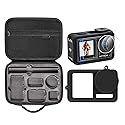 DJI 3 in 1 Accessories Kit Compatible with Dji Osmo Action 4, Includes Screen Protector, Carrying Case, Silicone Protective Case, Camera Accessory