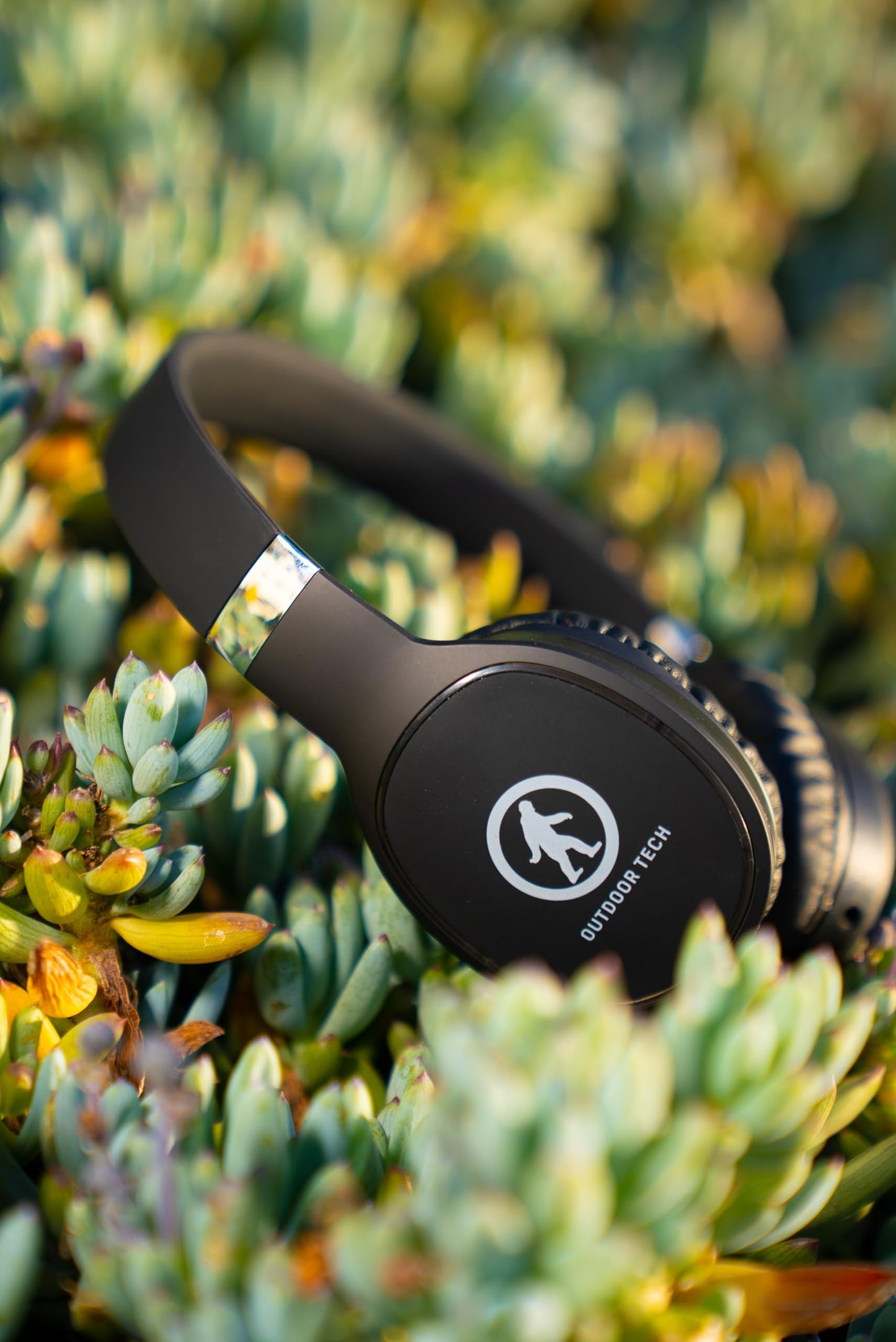 Outdoor Tech - Komodo Over-The-Ear Bluetooth Headphones, Black - Wired and Wireless, Touch Controls for Music, Microphone, and Answering Phone Calls