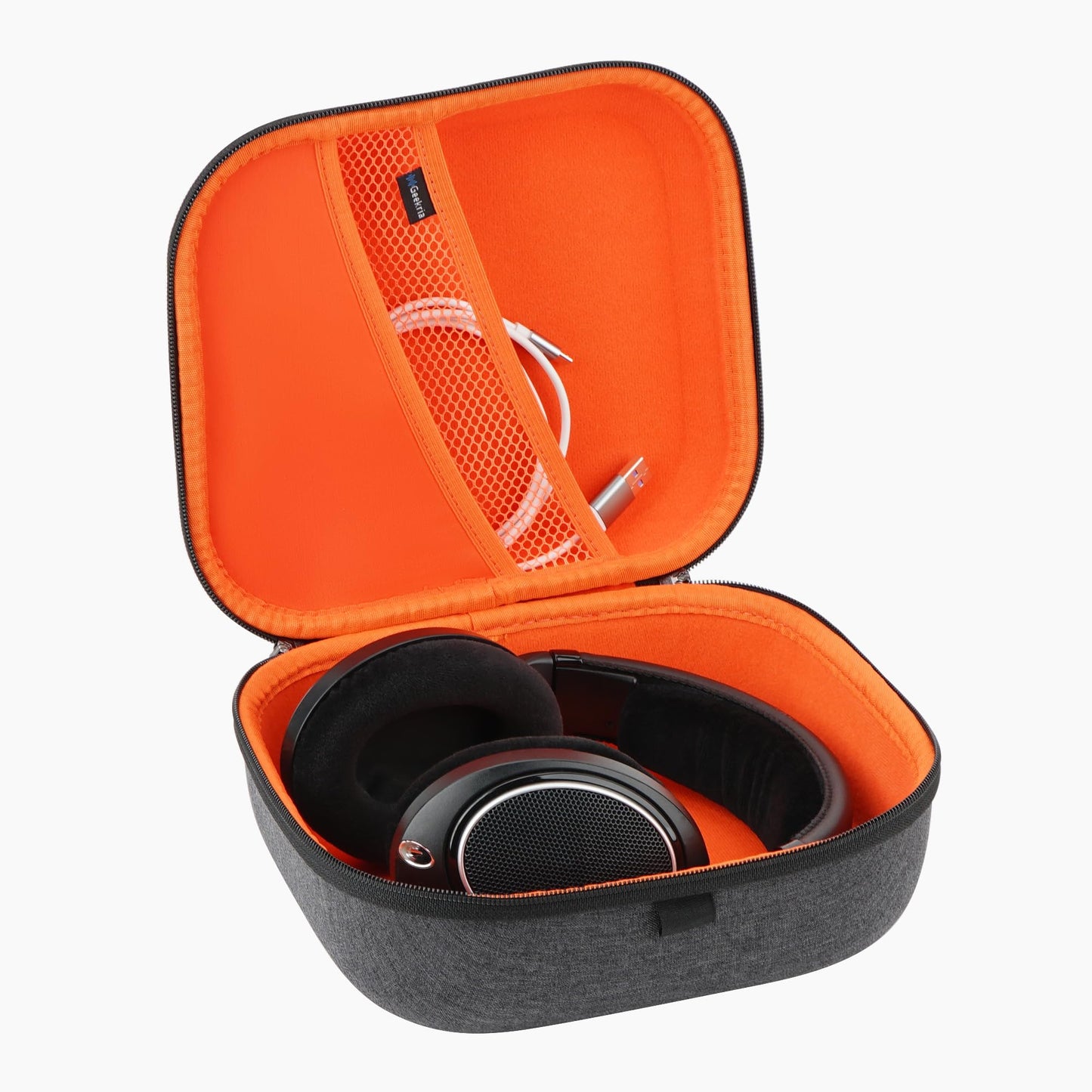 Geekria Shield Headphones Case Compatible with Sennheiser HD400PRO/HD 560S/HD598/HD 599SE/HD280PRO/HD 600, Replacement Hard Shell Travel Carrying Bag