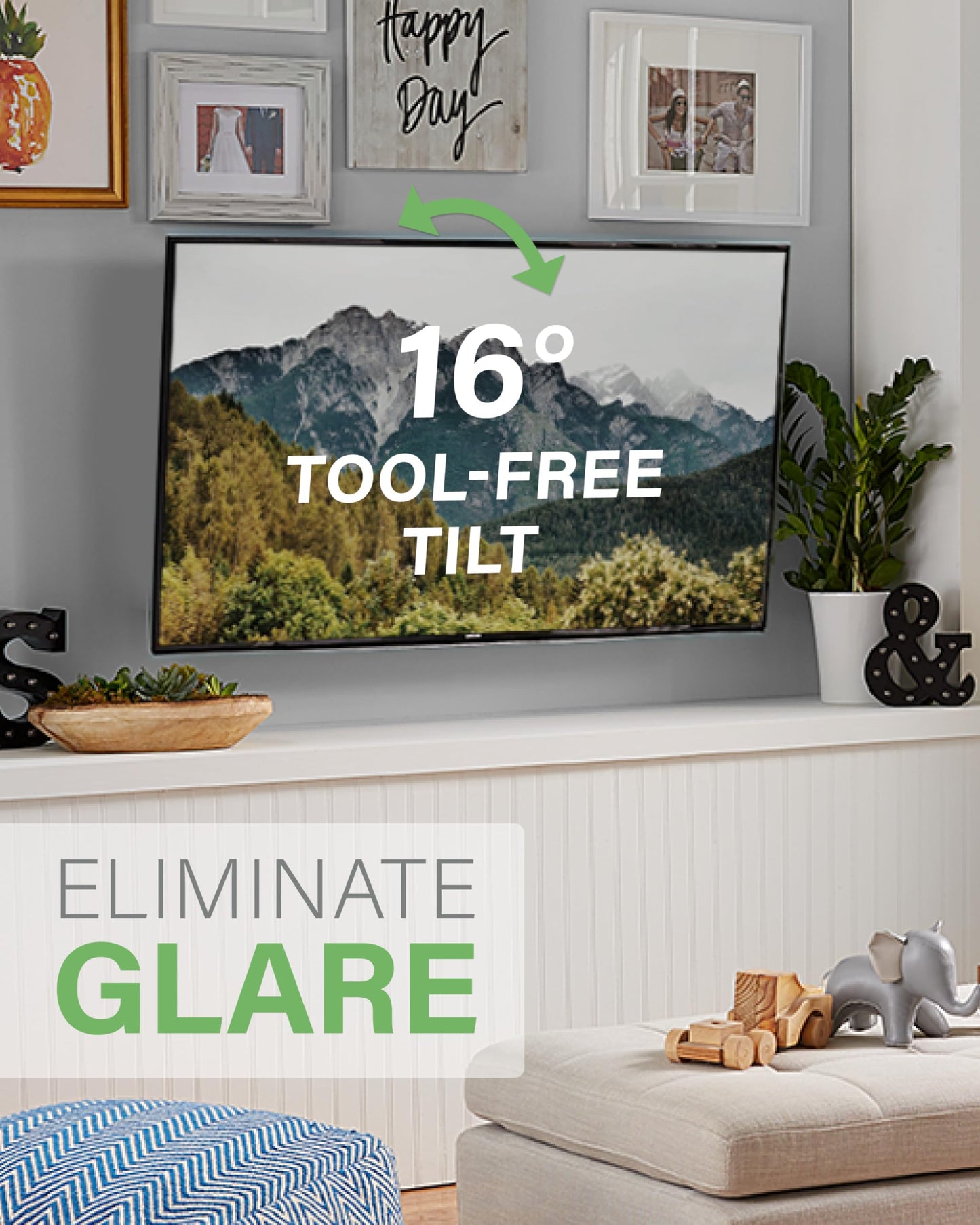 SANUS Full Motion TV Wall Mount for 19-40” Screens - Single Stud Design Tilts, Swivels & Extends - Ideal for Corners - Easy DIY Install with Hardware