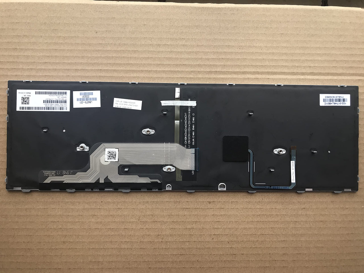 Original New for HP ZBook 15 G5 17 G5 L12764-001 L28407-001 US Backlit Keyboard
