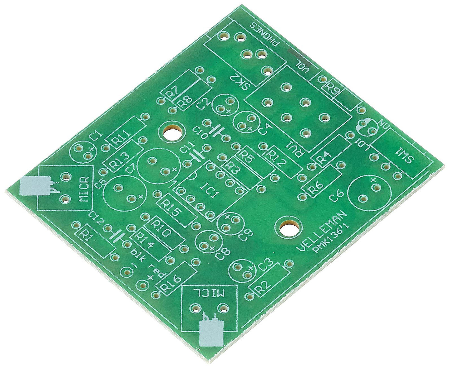 Velleman, Inc - Super Stereo Ear MiniKit MK136 - Entry Level Audio Amplifier Soldering Project