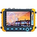 AHD CCTV Monitor Camera Tester IV8W 5 Inch 4-in-1 8MP AHD TVI 8MP CVI CVBS 1080P Coaxial HD Video Testerr Support RS485 PTZ Controller/UTP Cable