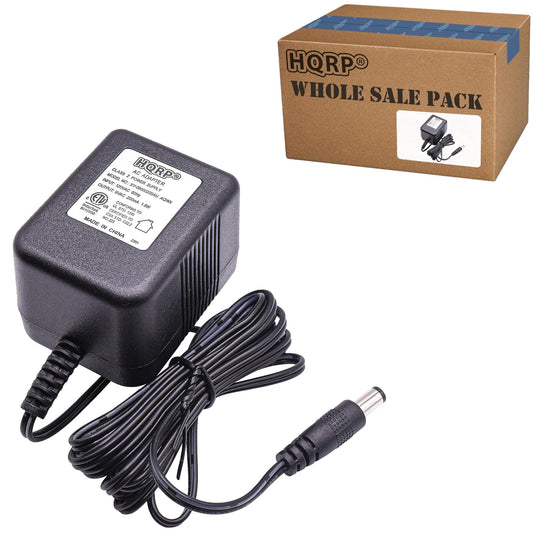 HQRP 9V Charger for Black & Decker 9099 9099KC 9099KCB 9099KCB-VA BDC752 BDC752K FS9099 Type 1 7.2V Cordless Drill AC Adapter Power Supply Cord, ETL…