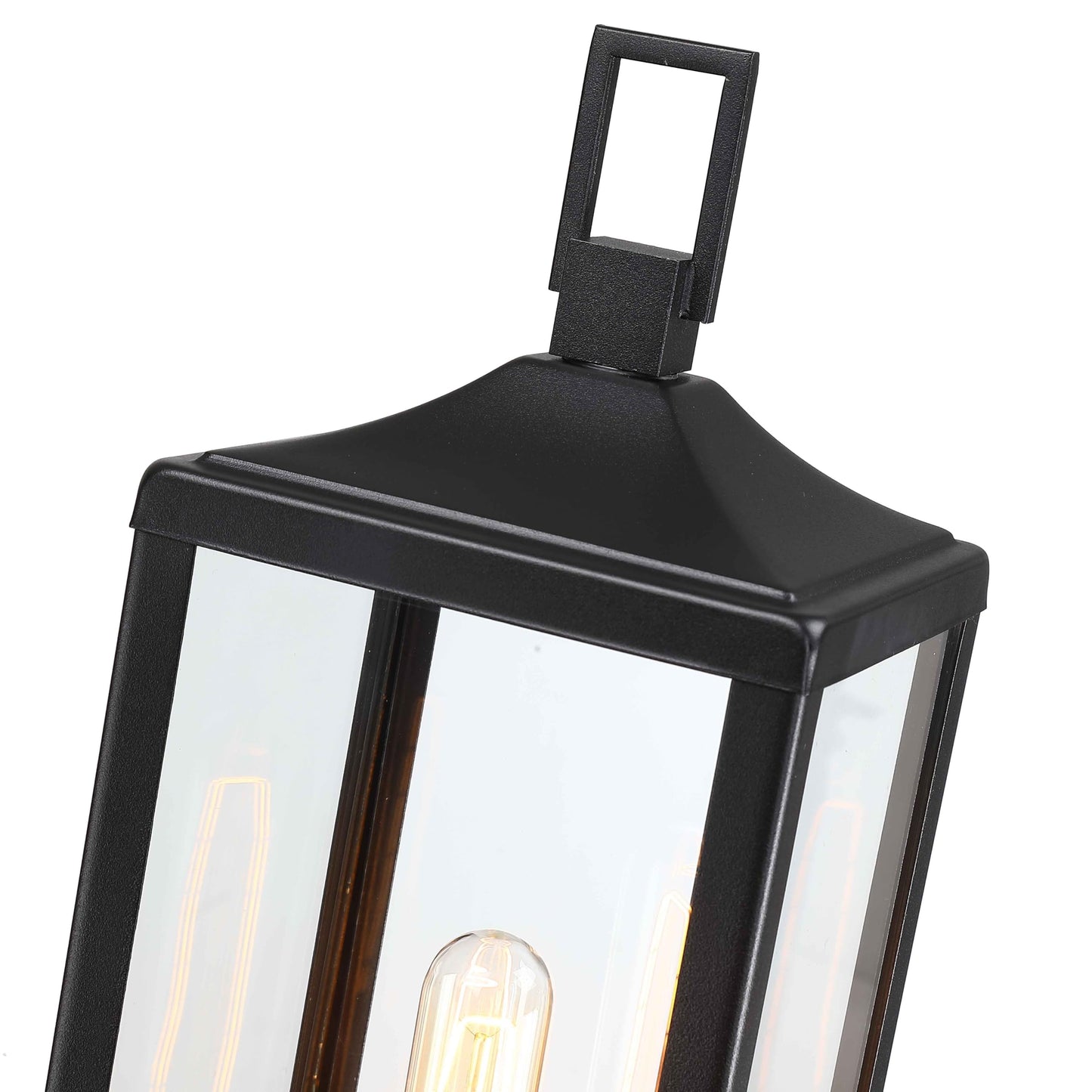 Faymart lighting 21.3 Inch Outdoor Lamp Post Light Fixture Dusk to Dawn - Residential Sidewalk Lamp Post Sconce Dusk to Dawn Outside Pole Lantern