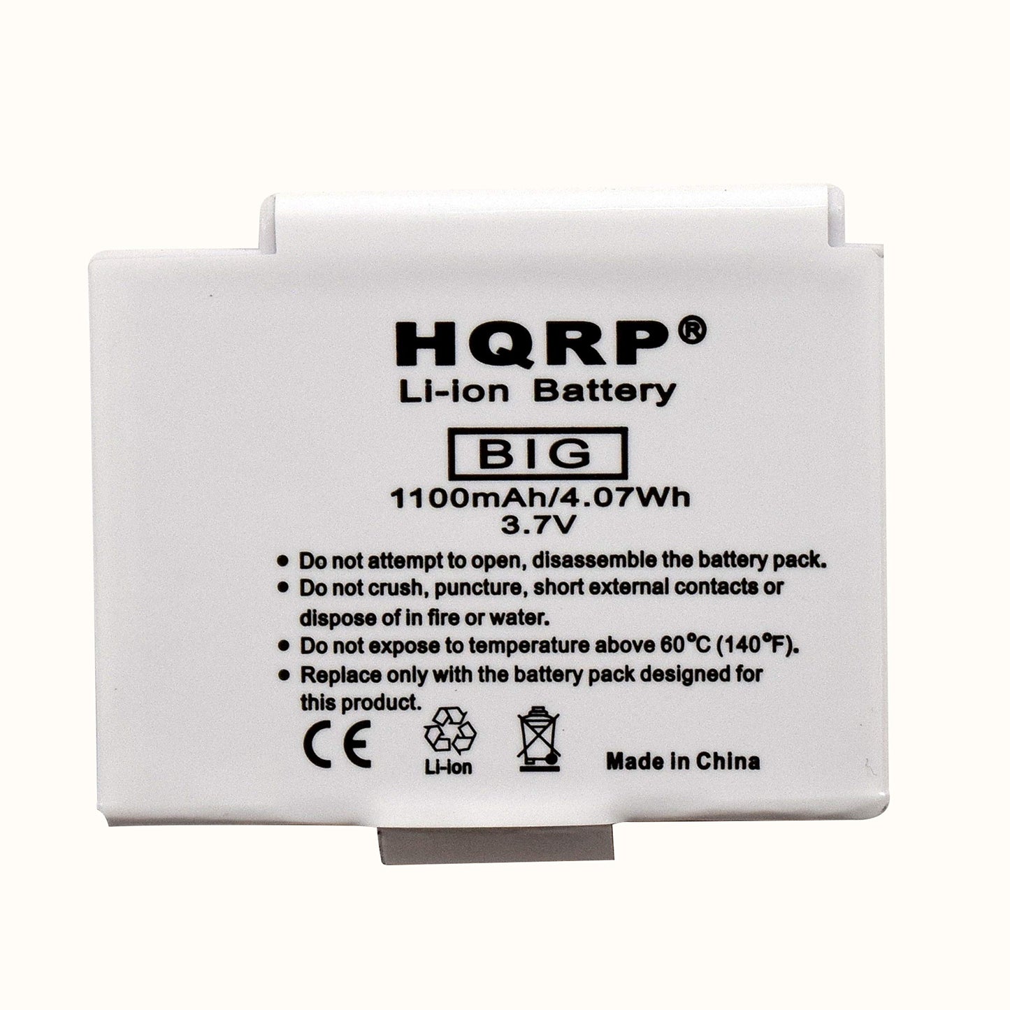 HQRP Battery Compatible with Flip Video ABT2W UltraHD 4GB 8GB, FVU2120B, U3120, Flip 4GB, Cisco ABT2W Ultra-HD Camcorder U32120B U32120W, Flip UltraHD